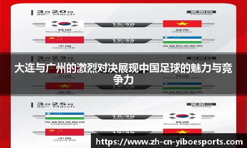 大连与广州的激烈对决展现中国足球的魅力与竞争力